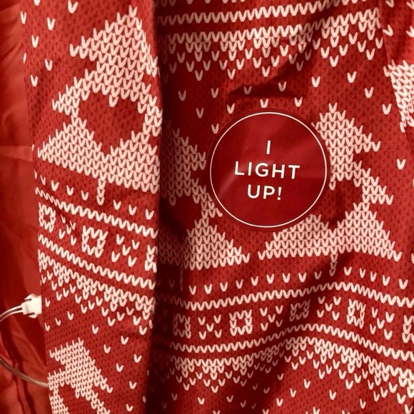 Womens Red Heart Tree Christmas Holiday Suit Blazer Multi-color Light Up Size 3X - Picture 2 of 4